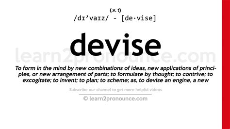 Devise antonyms .